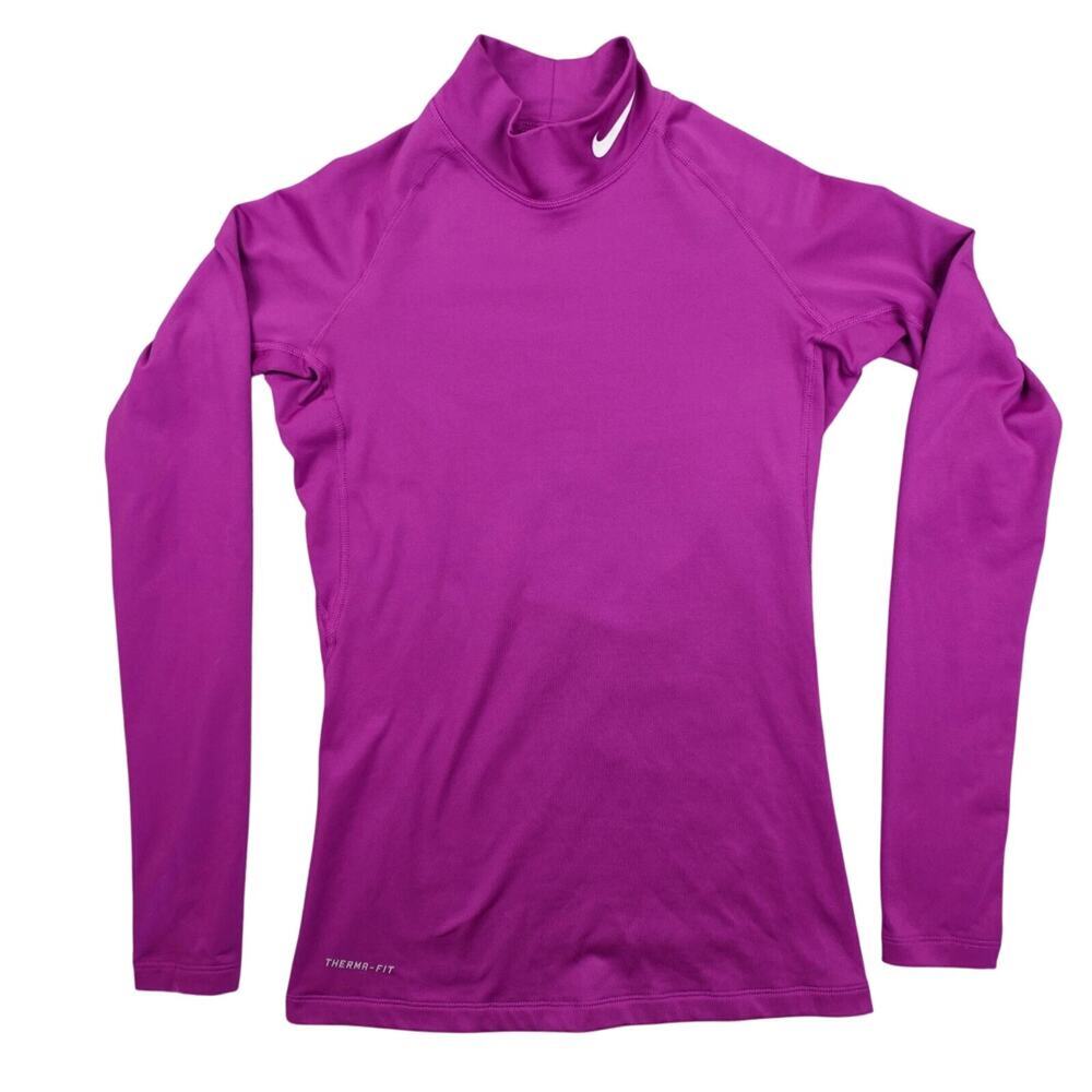 Nike Magenta Long Sleeve Tank Top